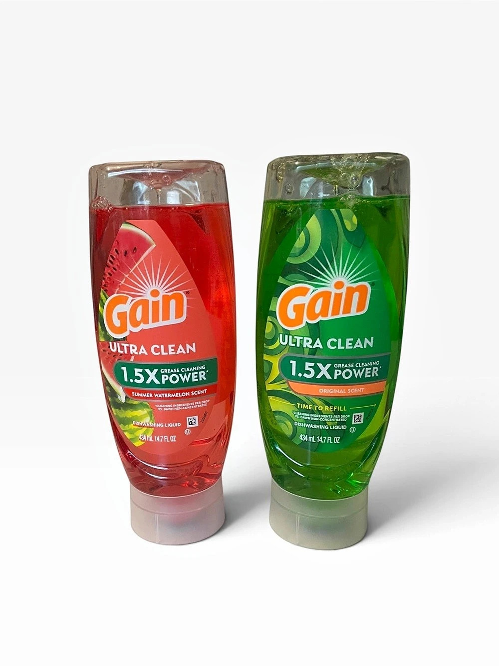 Gain Ultra Clean Dishwashing Liquid Dishwashing Liquid 2-Pack